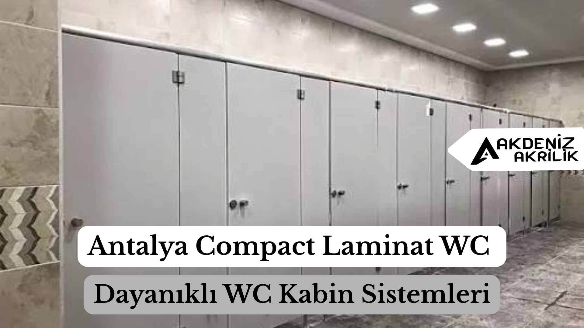 Antalya Compact Laminat WC | Dayanıklı WC Kabin Sistemleri